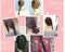 Women Girls Party Fashion Accessories Hair Styling Wavy Hair Tails Clip Stick