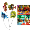 4pcs Marine Animal Fish Aluminum Film Balloons Kids Birthday Party Decor