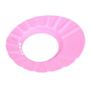 Adjustable Baby Kids Shampoo Cap Bath Shower Cap Hat Wash Hair Shield Pink