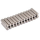 48 Pieces Alnico 5 Guitar Pickup Magnet Rod Pole Slug Pickup Parts 18mm