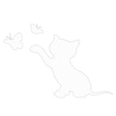 Cat Butterfly Car Vinyl Stickers Decorative Decals Auto Styling Accessory