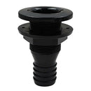 2pcs 1'' Black Plastic Marine Yacht Bilge