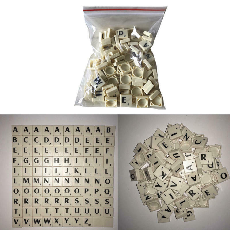 1x Scrabble Alphabet Puzzle Game Quick Response Exercise Observe Memory