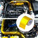 Wrap Exhaust For Car Heat Reflective Aluminum Foil  Tape Durable Shield