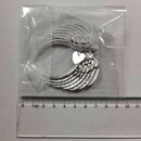 Ribbon Angel Wings Christmas Pendant A Piece of My Heart Is In Heaven New Ye Ew