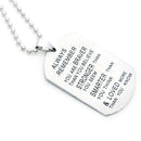 Always Remember You Are Braver Than You Believe Hot Jewelry Pendant Neckl BX