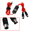 USB IN-OUT MIDI Cable Converter PC to Music Keyboard Adapter Cord 3c