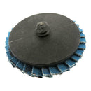 2 In Flap Sanding Disc Threaded  Lock Grinding Tool For Metal Timber
