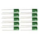 10 Pieces 0.047/2A473J Capacitors DIY for Electric Guitars Bass Tone Caps Green