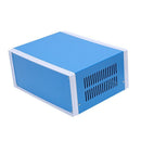 9.8" x 7.5" x 4.3" Blue Metal Enclosure Project Case DIY Junction Box S3D2
