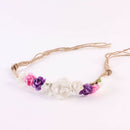 Toddler baby girls kids flower party headband hair band photo prop lovely ES