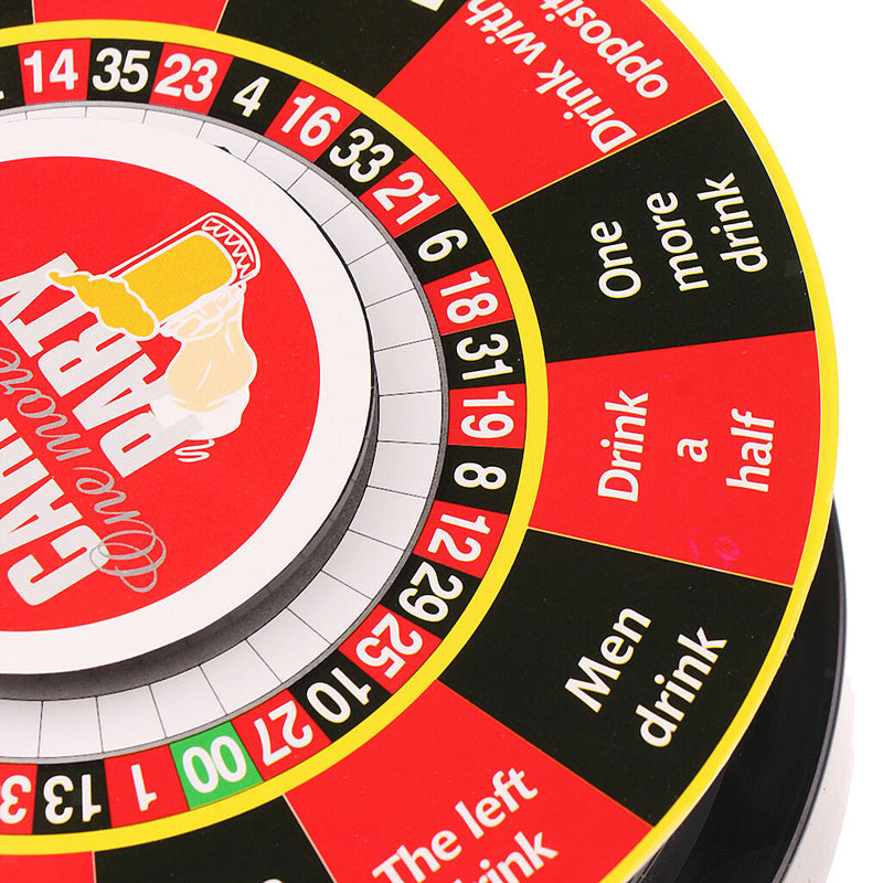 Electric Turntable Drinking Roulette, Indoor/Outdoors Entertainment Games