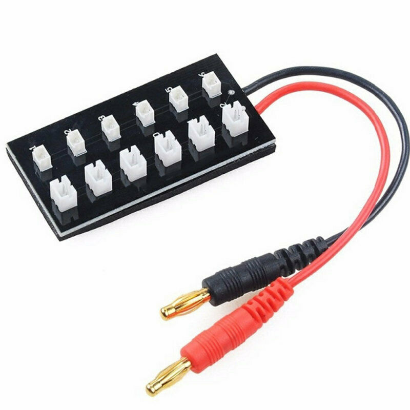 1S Battery Balance Charger Board Micro JST-PH Parallel Connect Built-in Fuses 7V