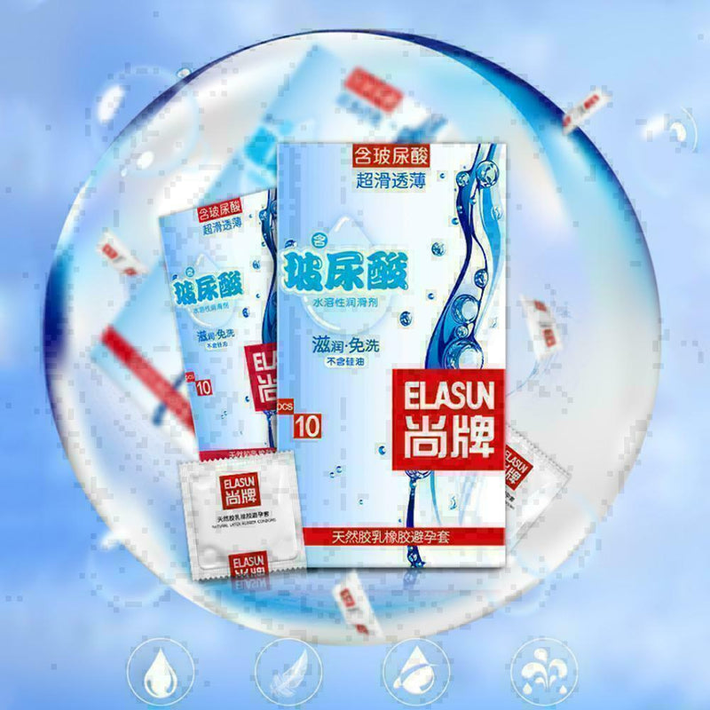 10pcs/Box Male Super Thin Condoms Delayed Condones Latex Condom Lubricantio G6Q7