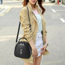Solid Color Pu Leather Ladies Bag Ladies Messenger Bag Messenger Bag Should