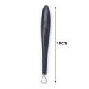 Triangle UV gel polish remover pusher manicure nail file buffing tool newly %o