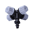 5X(Greenhouse Humidifier Plant Misting Cross Atomizing Nozzle Sprinkler Te C6R5)