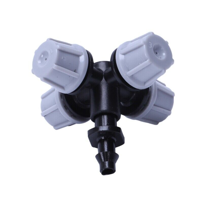 5X(Greenhouse Humidifier Plant Misting Cross Atomizing Nozzle Sprinkler Te C6R5)