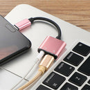 Type C Adapter Aux Audio Adapter USB Type C to 3.5mm Earphone Jack Adapter  F8X3