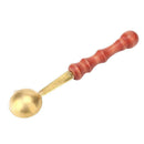 Sealing Stamp Spoon Wooden Handle Wax Melting Spoons for Cards Scrapbooking Tool