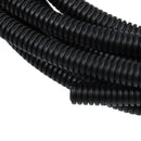8mm Flexible PVC Corrugated Gas Tubing Pond Conduit Tube 7M Black I2P1