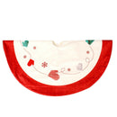 Christmas Tree Skirt 120Cm Round Carpet Christmas Tree Bottom Decoration Ne J7L6