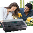 24 Cells Seedling Starter Tray Seed Germination Plant Pots Nursery Seeding Box