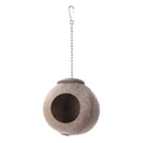 Natural Coconut Shell Bird Nest House Hut For Pet Parrot Budgies Parakeet C
