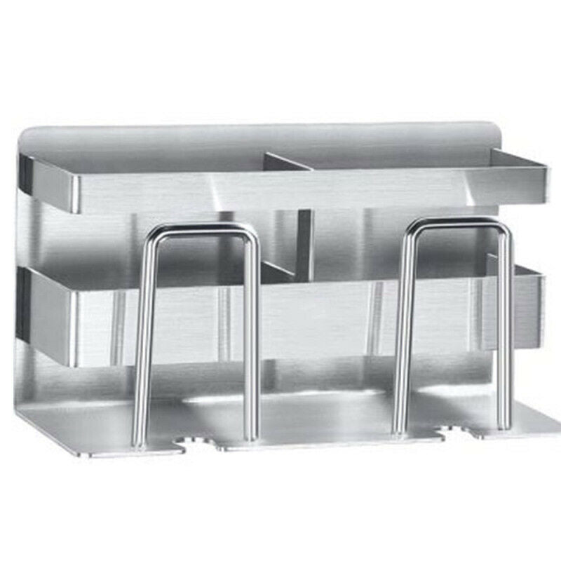 Toothbrush Stand Holder Organizer Toothpaste Cup Rack Hanger Sturdy Ba Well ZFM