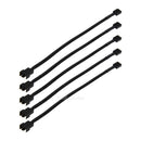 5pc 4 Pin PWM Connector CPU Computer Case Fan Extension Power Cable 26.2cm Black