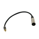 3.5mm 1/8" Stereo Mini Plug Jack to XLR Male Stereo Audio Cable Cord