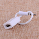 3.5mm Male AUX Audio Plug Jack To USB 2.0 Female Converter Car MP3 Cord Cable