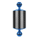 Blue D60mm Carbon Fiber Floating Buoyancy Arm Camera Cam Tray Holder 5"