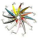 Lot 6pcs Hot Plastic Minnow Fishing Lures Bass Crankbait Tackle 7.52cm w/