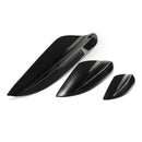 6x Universal Car Front Bumper Fins Splitter Carbon Fiber Spoiler Canards Decor