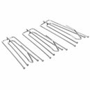 Window Treatment 7cm Long 4 Pinch Pleat Drapes Curtain Hooks 10pcs