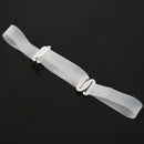 2 Pcs Shoulder Belt Clear Adjustable Soft Silicone Bra Straps