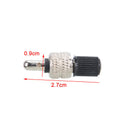 10pcs Nickel Plated Brass Bike Tire Valve Core with Cap Bicycle Schrader Valve,a