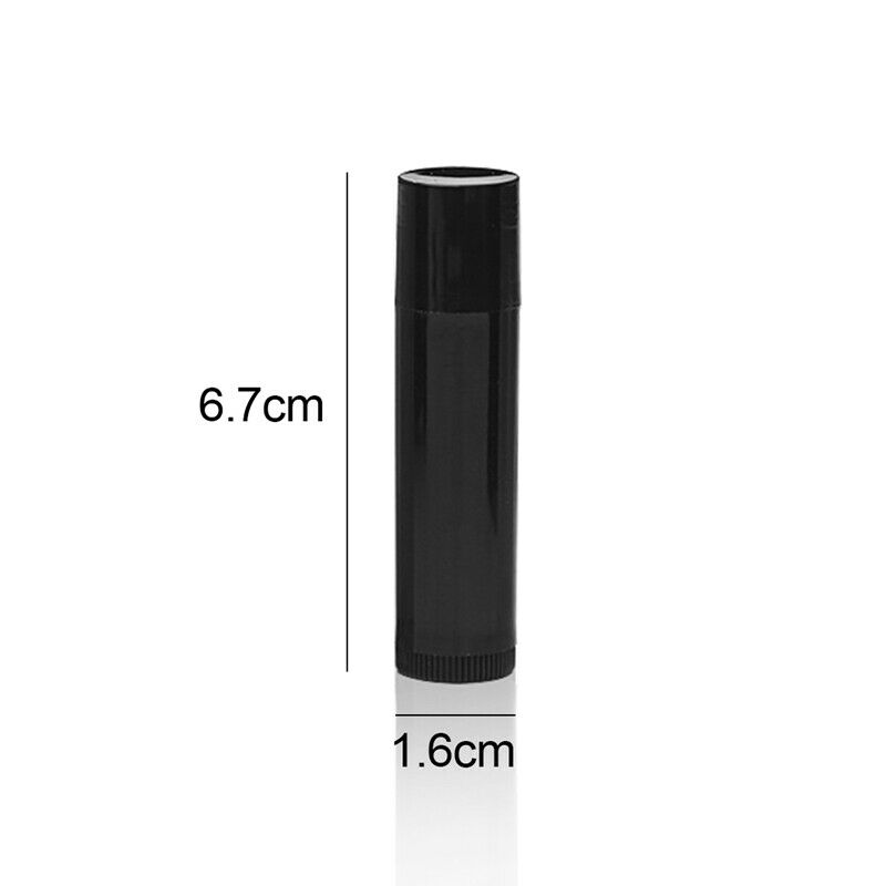 15pcs Black Lipstick Empty Tube Wax Tube Lipstick DIY Lipstick Tube Cosmeti G1Q2