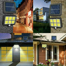 Split Type Solar Lamp 120 COB Induction Wall Lamp Rainproof Garden Lamp Light