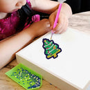 8pcs DIY Full Special Drill Diamond Painting Xmas Theme Key Chain Girl Gift