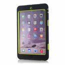 Heavy Duty Shockproof Case Cover For iPad mini 3 2 1 Black+Yellow Green W4T7