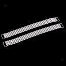 2PCS Charm Metal Chain Crystal Rhinestone Bikini Swimwear Connectors/ Buckle