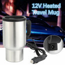 Car auto Stainless Steel 12V Car Auto Adapter HEATED Travel MUG Thermos Hea E2Q4