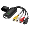 Easycap DC60 USB 2.0 Video Capture Card Adapter with Chip UTV007 for WIN 7 8 10