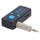 X6 Wireless 3.5mm AUX Audio Receiver Bluetooth 4.2 Adapter Support TF Card