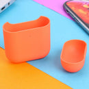 Wireless Earphone Silicone Case for Airpods Protector Charging Box (Orange) A