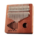 Kalimba 17 Key Thumb Piano Mahogany Gift for Beginner w/ Bag Tuner Hammer