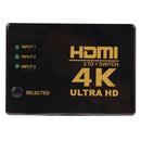 For HDTV HD 3 Port 1080P 4K x 2K HDMI Switch Switcher Selector Splitter Hub Box