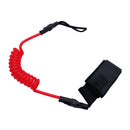 Paddle Safety Rod Elastic Leash Boats Raft Stretch Rope Red Plastic Unbranded